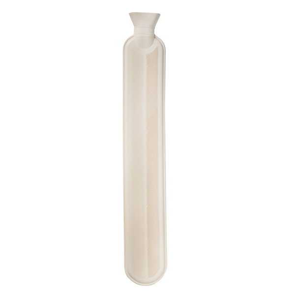 Nicola Spring Long Hot Water Bottle Extra Long Ribbed Rubber Bottle